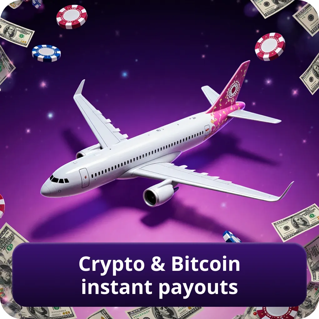 Crypto & Bitcoin instant payouts