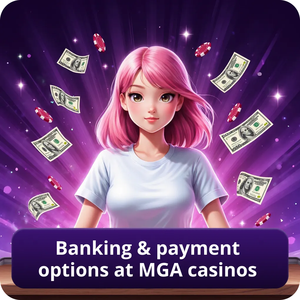 Banking & payment options at MGA casinos